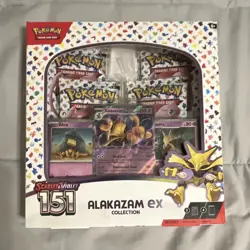 Pokemon Scarlet & Violet 151 Alakazam ex Collection Box Promo Booster English - Image 1