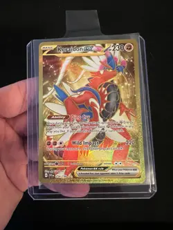 Koraidon ex Gold 254/198 Full Art Pokemon Scarlet and Violet Base Set NM - Image 1