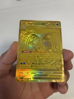 Pokemon TCG Chaos Rising Mega Greninja Ex Hyper Rare 122/086 GOLD Mint/GEM - Image 1