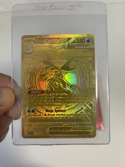 Pokemon TCG Chaos Rising Mega Greninja Ex Hyper Rare 122/086 GOLD Mint/GEM - Image 4