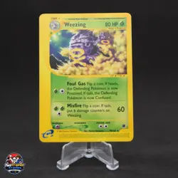 Weezing (70) Rare Expedition 70/165 LP Pokemon - Image 1