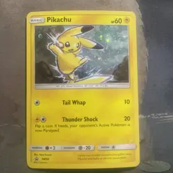Pokemon Pikachu Promo Holo 2017 Sun & Moon Black Star SM98 - Image 1