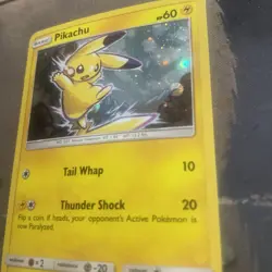 Pokemon Pikachu Promo Holo 2017 Sun & Moon Black Star SM98 - Image 3