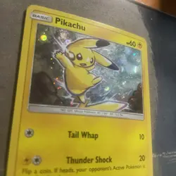 Pokemon Pikachu Promo Holo 2017 Sun & Moon Black Star SM98 - Image 4