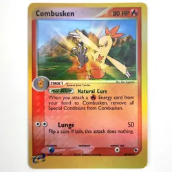 Pokemon TCG Combusken Ruby and Sapphire Reverse Holo 28/109 LP Light Play - Image 1
