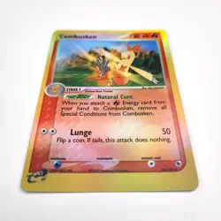Pokemon TCG Combusken Ruby and Sapphire Reverse Holo 28/109 LP Light Play - Image 4