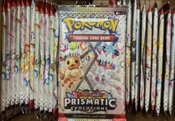 Pokemon TCG Scarlet & Violet Prismatic Evolutions Booster Packs Lot of 36 - Image 1