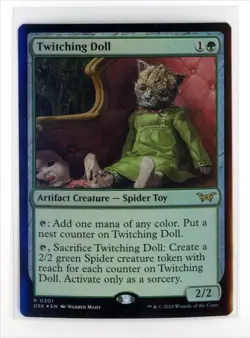 MtG DSK Twitching Doll #201 FOIL - Image 1