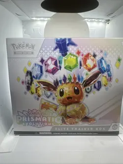 Pokemon TCG Scarlet Violet Prismatic Evolutions ETB Elite Trainer Box New Sealed - Image 1