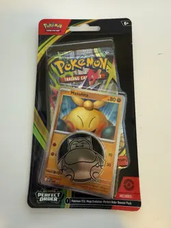 Pokemon TCG Mega Evolution Perfect Order Checklane Blister Pack Makuhita Sealed - Image 1