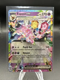 Espeon ex - 034/131 034/131 Holo Double Rare SV: Prismatic Evolutions Pokemon NM - Image 1