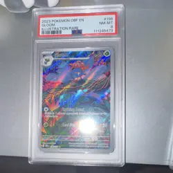 Pokemon Gloom SV03 Obsidian Flames Illustration Rare Holo 198/197 PSA 9 2023 - Image 2