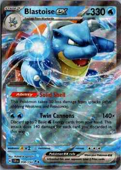 2024 Scarlet & Violet Series - Stellar Crown Blastoise ex Double Rare #30 - Image 1