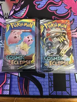 Pokemon Cosmic Eclipse Sun & Moon 2 Booster Pack Bundles 820650805899 - Image 1