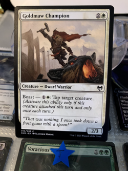 MTG Goldmaw Champion Kaldheim 014/285 Regular Common - Image 1