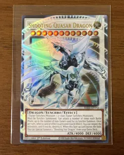 Yugioh! 1x Shooting Quasar Dragon Extended Art RA05-EN143 Ultra Rare 1st Ed NM - Image 1