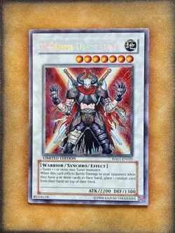 Yugioh X-Saber Urbellum HA01-EN025 Secret Rare Limited Edition NM - Image 1