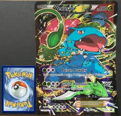 Venusaur EX XY123 XY JUMBO Pokemon Card Oversized PROMO HOLO Generations NM - Image 1