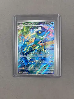 Frogadier 089/086 Chaos Rising Illustration Art Holo Rare Pokemon Card NM IR - Image 1