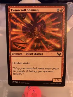 MTG Twinscroll Shaman Strixhaven: School of Mages 118/275 Regular Common - Image 1