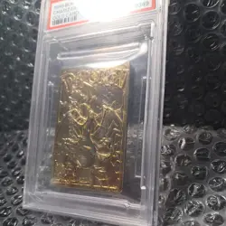 1999 BURGER KING POKEMON GOLD CARD CHARIZARD 23k gold charizard PSA 6 promo - Image 3