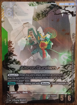 Altron Gundam GD03-018 LR+ Gundam Trading Card: Steel Requiem NM/Mint - Image 1