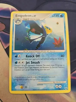 Pokemon Empoleon Non Holo Rare Card 26/127 Platinum Set - LP/MP - Image 1