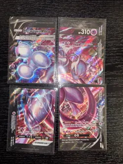 Mewtwo V-UNION [Set of 4] SWSH: Sword & Shield Promo Cards Holo - Image 1