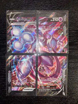 Mewtwo V-UNION [Set of 4] SWSH: Sword & Shield Promo Cards Holo - Image 2