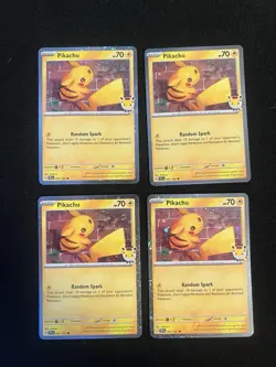 Huge Pikachu Lot 051/162 Stamped Cosmos Pokemon Card Collection Holos Rare NM - Image 1