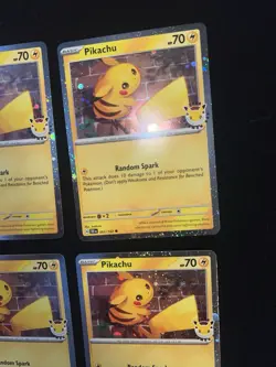 Huge Pikachu Lot 051/162 Stamped Cosmos Pokemon Card Collection Holos Rare NM - Image 4