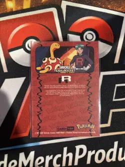 Rare Full Art Pokemon Team Rocket Shuckle #9 Low Pop Card Tops/GameFreak - Image 2