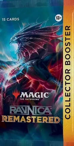 Magic The Gathering Ravnica Remastered Collector Booster Pack 15 Magic Cards MTG - Image 1