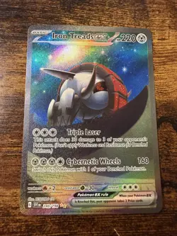 Pokemon Iron Treads ex Special Illustration Rare Holo 248/198 SV01 220HP Card - Image 1