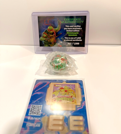 Sirius Magic: The Gathering TMNT Michelangelo Spindown D20 Dice 25mm COA (2) - Image 1