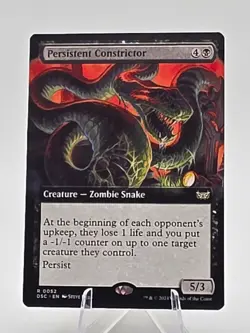 MTG Duskmourn - Commander Persistent Constrictor (Extended Art) #0052 NM - Image 1