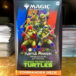MTG Commander Deck "Turtle Power" Teenage Mutant Ninja Turtles TMNT NIB - Image 1