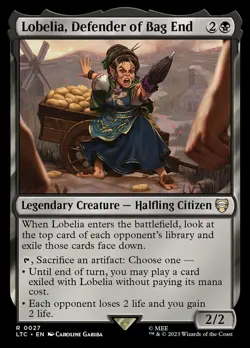 MTG Lobelia, Defender of Bag End ** Tales of Middle-earth Commander ** English - Image 1