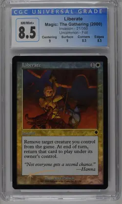 LIBERATE Invasion Foil U CGC 8.5 Q++ MTG [Nostalgium] - Image 1
