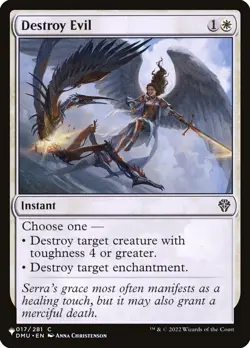 2x Destroy Evil The List Reprints Regular 017 Mystery Booster 2 - Image 1