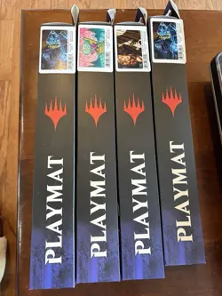 New Lot Of 4 Magic The Gathering Ultra Pro Playmat: Secret Lair 2023 - Image 1