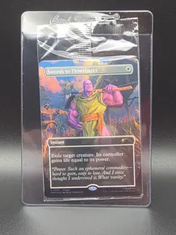 Swords to Plowshares (Foil) Thanos - PSA Magazine Promo - Sealed - Image 1