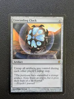 Unwinding Clock New Phyrexia 164/175 MTG Rare - Image 2