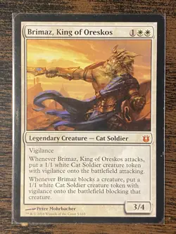 Wizards of the Coast Brimaz King of Oreskos Born of the Gods Mythic Regular 5 2… - Image 1