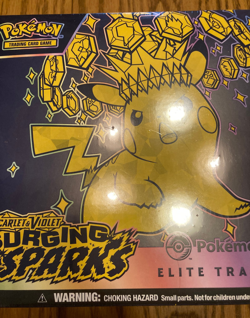 Pokemon Center Surging Sparks Elite Trainer Box ETB Brand New / Factory Sealed - Image 1