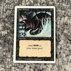 Dark Ritual MTG Revised Edition Magic The Gathering Common Heavy Play - Image 1