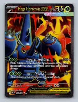 Pokemon ME02: Phantasmal Flames #108/094 Mega Heracross ex - Image 1