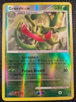 Pokemon TCG - Grovyle 40/106 - Great Encounters (2008) Reverse Holo - HP - Image 1
