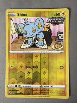 Pokemon TCG * 39/159 Shinx REVERSE HOLO Common * Crown Zenith SWSH * NM - Image 1