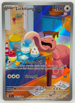 Pokemon Temporal Forces - Lickitung 180/162 - Illustration Rare - NM/M Condition - Image 1
